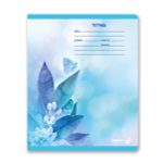 Тетрадь ученическая школьная, A5 12 л. на скобе 65 г/м², белизна 100% 25 шт линия, 01438 Голубая мечта, Светоч Т178