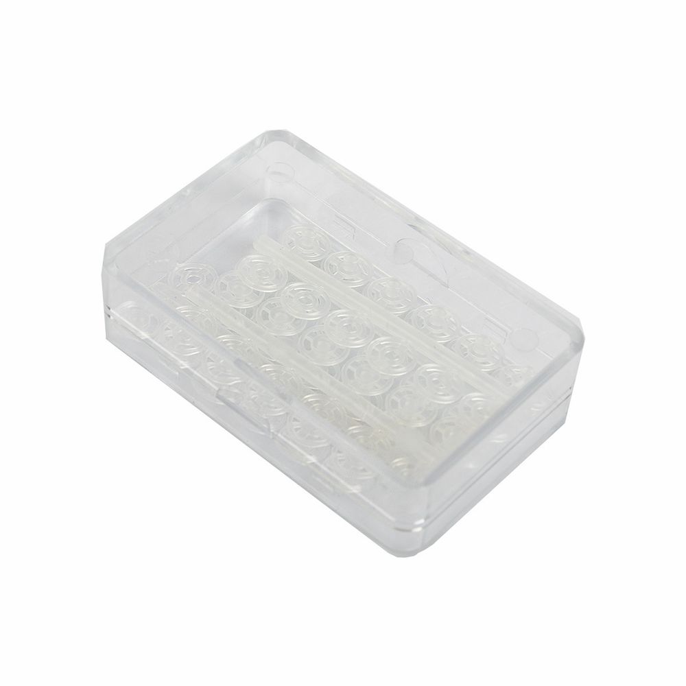 Кнопка пришивная пластик ⌀7 мм, 24 шт, белый, KOH-I-NOOR 11 (MIA1020 №1/2)