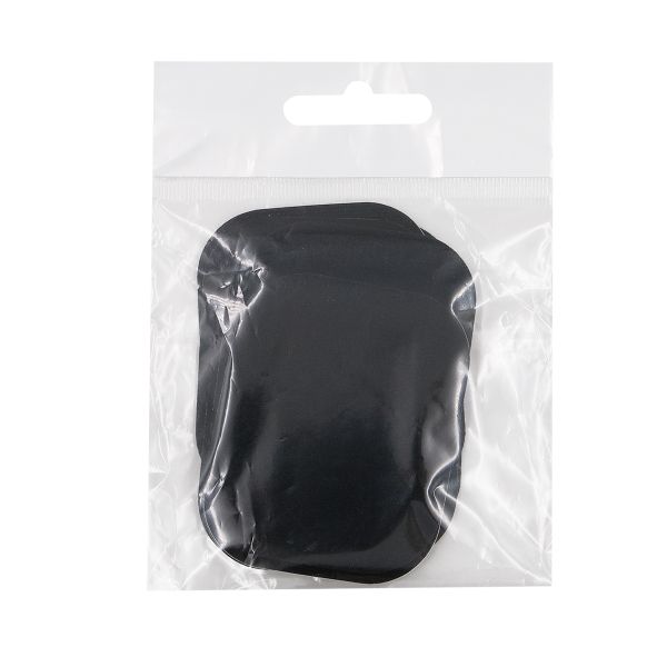 Термозаплатка, под замшу, 57х67мм (черный (black)), AZ12, 10 шт