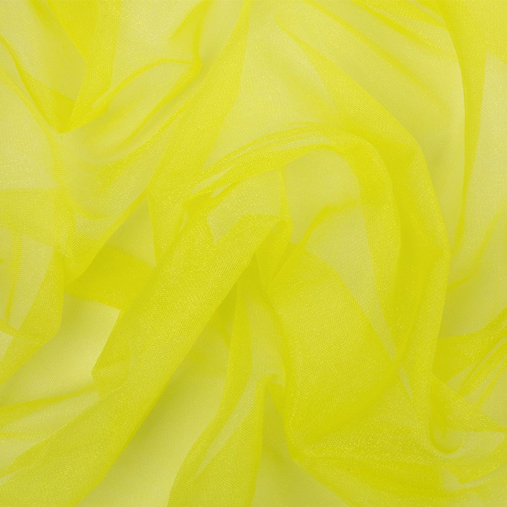 Фатин кристалл 18±2 г/м², 150х150 см, 53 желтый, Gamma FTN-BRN