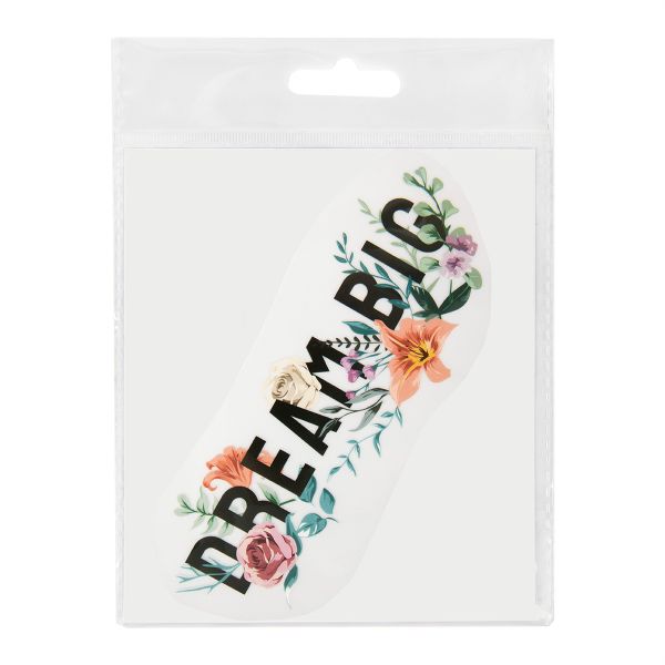 Термотрансфер M №02, 1 шт, M-222 dream big 20х7.5 см, Gamma 