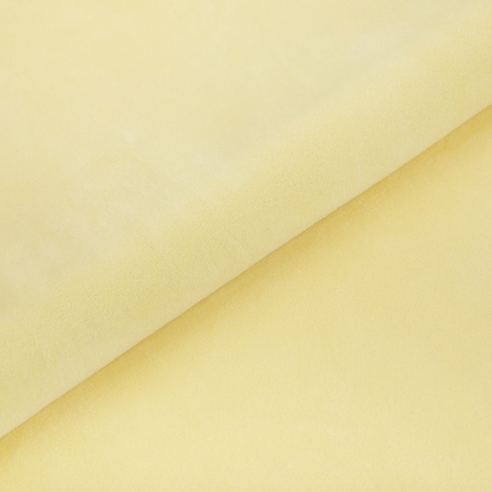 Велюр 240 г/м², 185 см / 5 метров, желтый/yellow, Gamma VELR