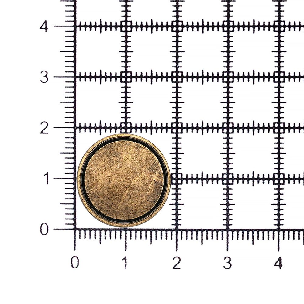 Пуговицы на ножке 28 (18мм), металл (OB бронза), ME_678, 36 шт