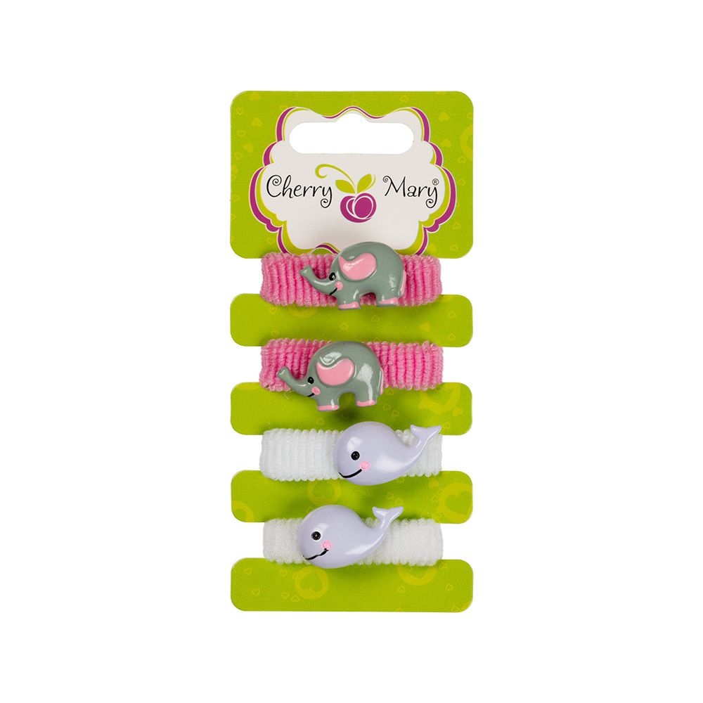 Набор резинок для волос R4081, 20 шт, №04 ассорти, Cherry Mary R4081