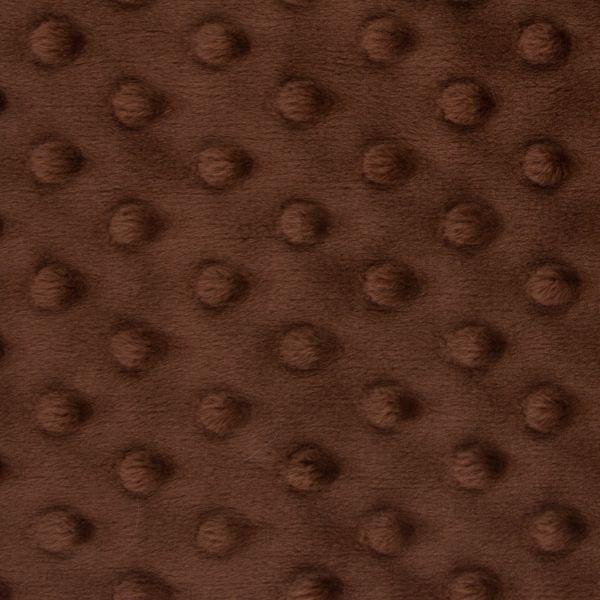 Плюш (ткань) Peppy PEVD 309 г/м², 152 см / рул. 5 метров, 17 т.коричневый