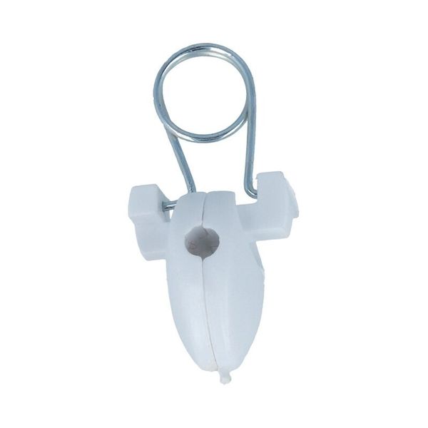 Зажим для штор 20 мм, капелька, 100 шт, белый, Gamma С-1