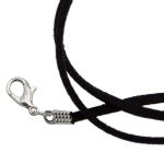 Шнур с замком замшевый, 2мм, 45см. Astra&Craft (6001 черный), 65237