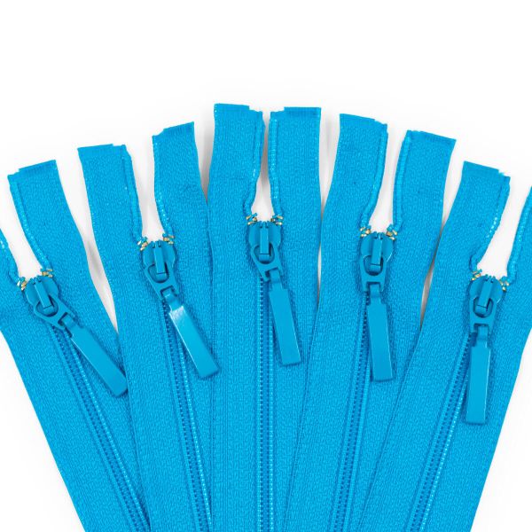 Молния спираль (витая) Arta Т5 (5 мм) 1 зам., разъем., 60 см, цв. 549 бирюза, уп.5 шт