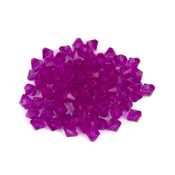 Бусины акрил 9х10 мм, 25 г (80±3 шт), 157 фиалковый, Zlatka ARO-1