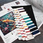 Набор для вышивания нитками Luca-S, Подводная морская жизнь, 25х25см