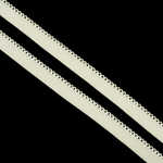 Резинка бельевая (ажурная) 10 мм / 100 метров, F102 (08) сумрачно-белый