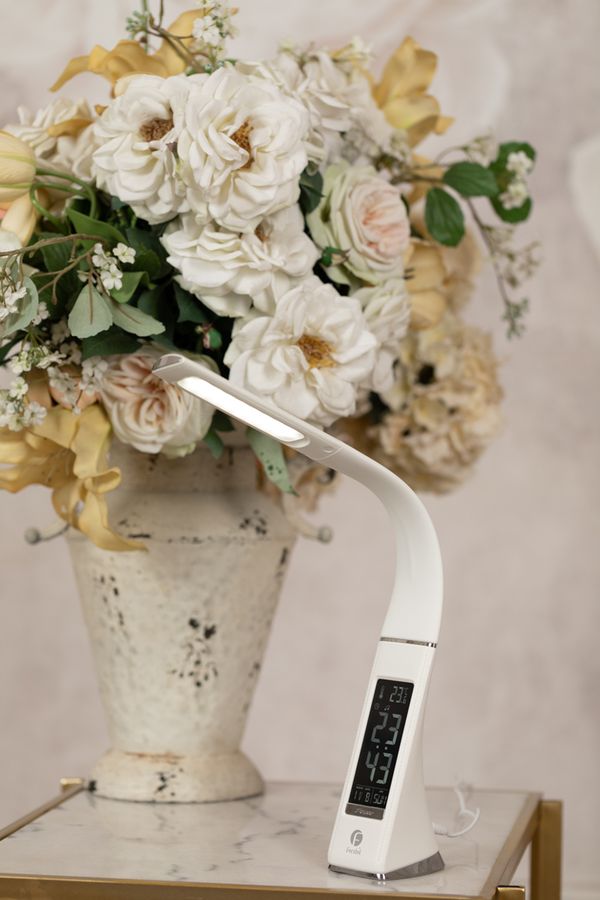 Лампа настольная, белая, Ferstel FR-42