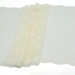 Кружево бельевое эластичное 250 мм / 10 м, телесный