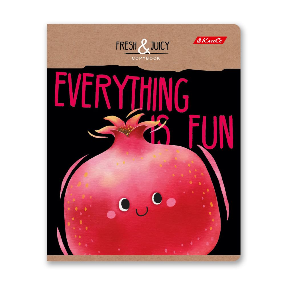 Тетрадь ученическая общая, A5+ 48 л. на скобе 65 г/м², белизна 100%, 10 шт, клетка в термоусадочной пленке, 000748 Самый вкусный, Светоч 48ТЕТк-001