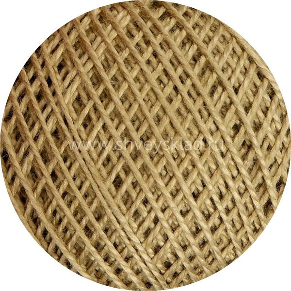 Пряжа ПНК им.Кирова Ирис / уп.20 мот. по 25 г, 150м, 6604 бежевый