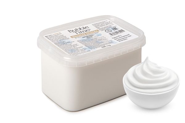 Мыльная основа кремовая SLS free 0.5 кг, Белая (кремообразная), Bubble Time KREM-05