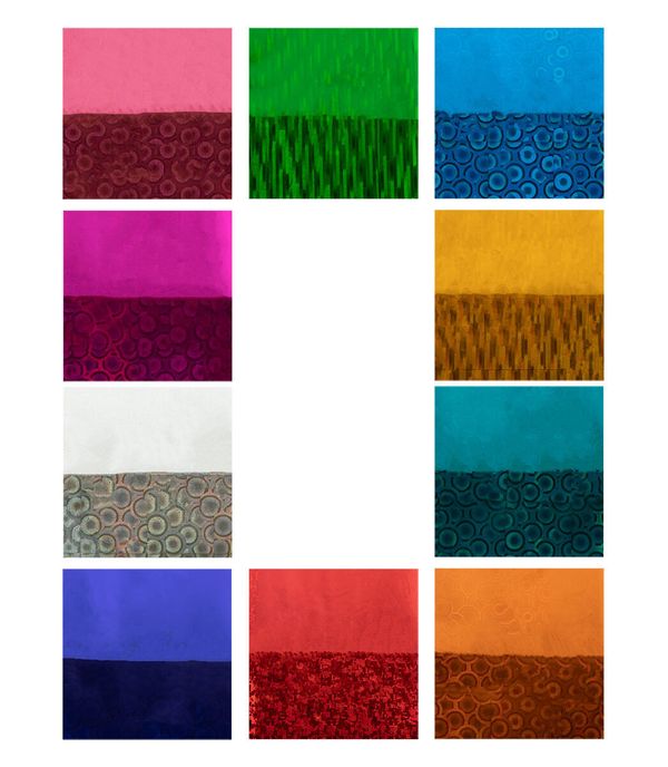 Пленка голографическая 200х70 см, 45 шт, FLIN-30, MIX, Stilerra