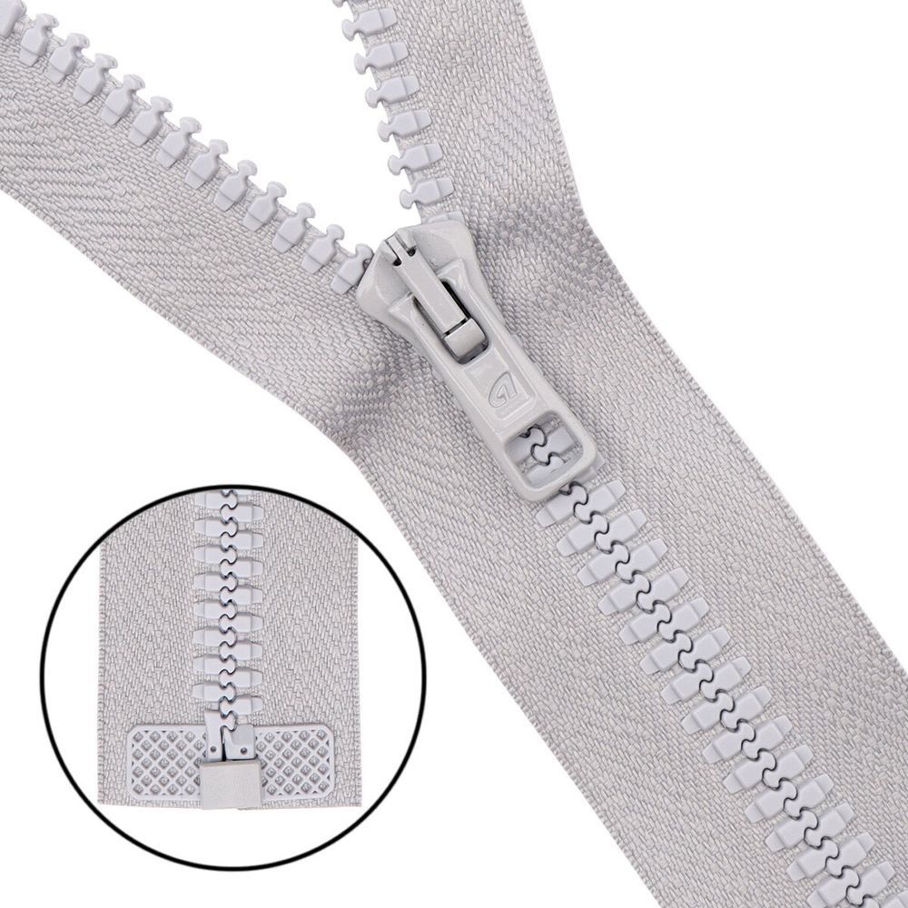 Молния трактор Arta Т6 (6 мм) 1 зам., разъем., 85 см, цв. 177 жемчуг, 5 шт