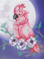 Алмазная (кристальная) мозаика Фрея ALPD-157, на подрамнике Какаду, 30х40 см