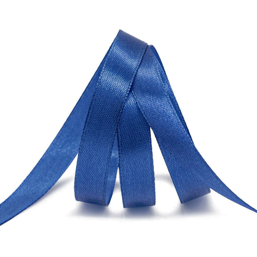 Лента атласная 1-сторонняя 12.0 мм / 22.86±1 метров, 155 василек, Globus