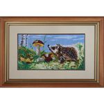 Набор для вышивания нитками Hobby&Pro, Грибная пора, 33х18 см