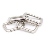 Рамка прямоугольная металл 30 мм /39х25 мм/ никель, ГУ12749, 4 шт