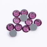 Стразы клеевые стекло 6.5 мм, 5х12 шт, SS30 №26 сиреневый (Amethyst), Zlatka ZRTG-3012
