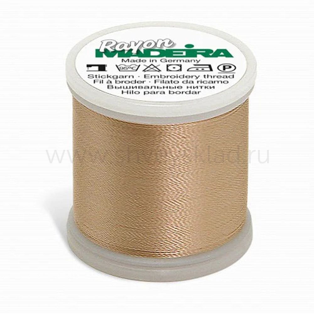 Нитки вышивальные вискоза Madeira Rayon №40, 1000 м, цв. 1127, 9841, 5 катушек