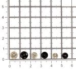 Кнопки одежные 5/6/7мм пластик разноцветный, Pony