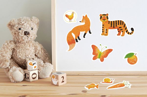 Наклейки декоративные Фрея ALVN-118, Оранжевое настроение, 19.5х14 см