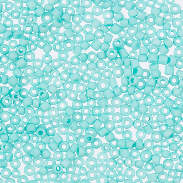 Бисер Zlatka 11/0 (2.1 мм), 100 г (10х10 г), №1009 бирюзовый макарун, GR