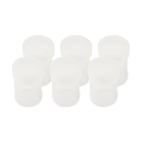 Туба пластик T-025, 6 шт, прозрачная, Gamma