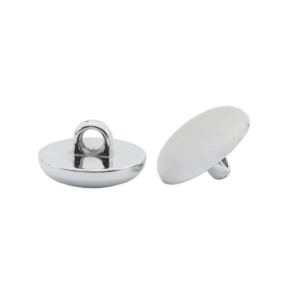 Пуговицы на ножке 28L (18мм) (Silver (серебристый)), 36 шт