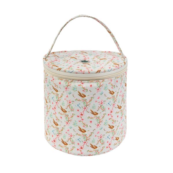 Футляр для пряжи полиэстер 14 см, 02 райские птицы, Gamma OGS-01