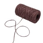 Шпагат джутовый ⌀1.4 мм / 50 метров (50 г), 2-ниточный, 1200 текс, евробобина, коричневый