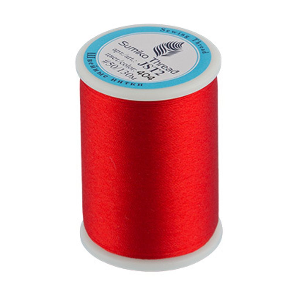 Нитки вышивальные SumikoThread 130 м, №404 красный