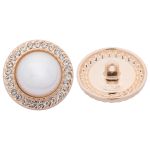 Пуговицы на ножке 36L=23 мм, металл, Gold (золотой), 10 шт, MP15