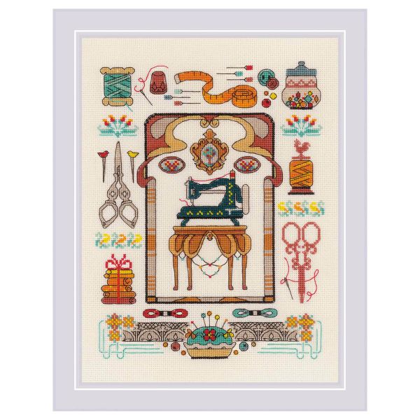 Набор для вышивания нитками Риолис, Любимое хобби 18х24см