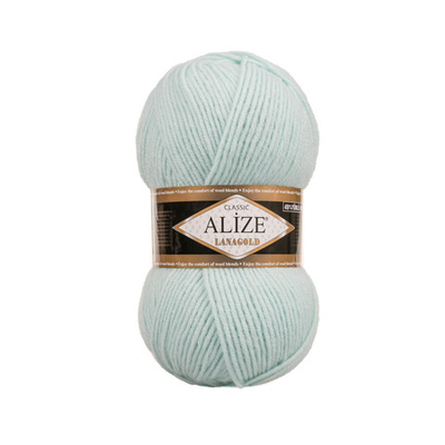 Пряжа Alize (Ализе) Lana Gold / уп.5 мот. по 100 г, 240м, 522 мята A