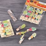 Прищепки декоративные деревянные 10 шт "Кактус"