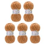 Пряжа Alize (Ализе) Softy Mega / уп.5 мот. по 100 г, 70м, 179 карамельный
