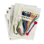 Набор для вышивания нитками Panna, новогодняя игрушка Волшебная ночь, 6х6 см