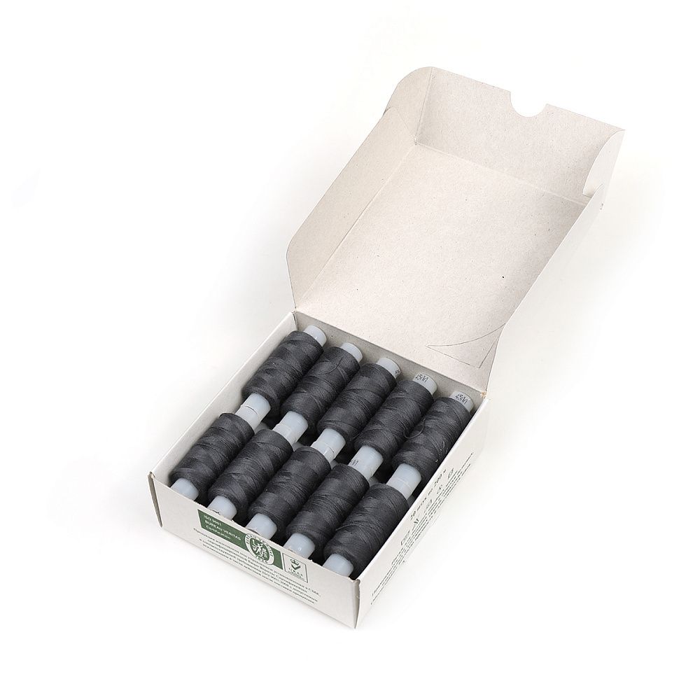 Нитки армированные ПНК им.Кирова 45ЛЛ, бытовые, 200 м / 20 кат., 6208 / 099 филетово-сер.