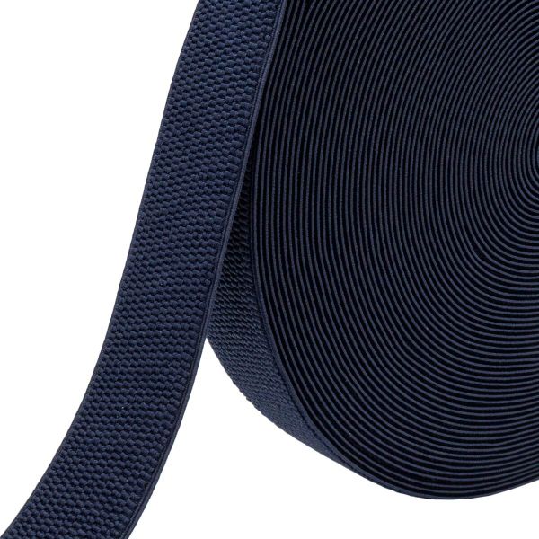 Резинка для подтяжек (помочная) 40.0 мм / 25 метров, 25.2 г/п.м., 233 индиго синий, 6123-9344