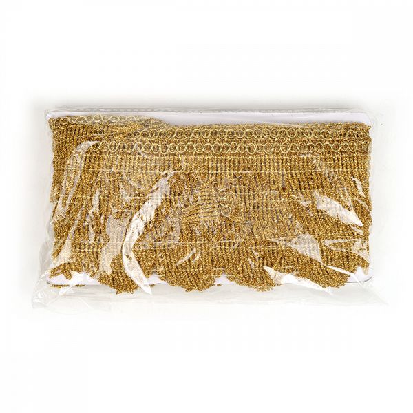 Тесьма отделочная 40 мм, 13-5061 цв.золото уп.13.71м