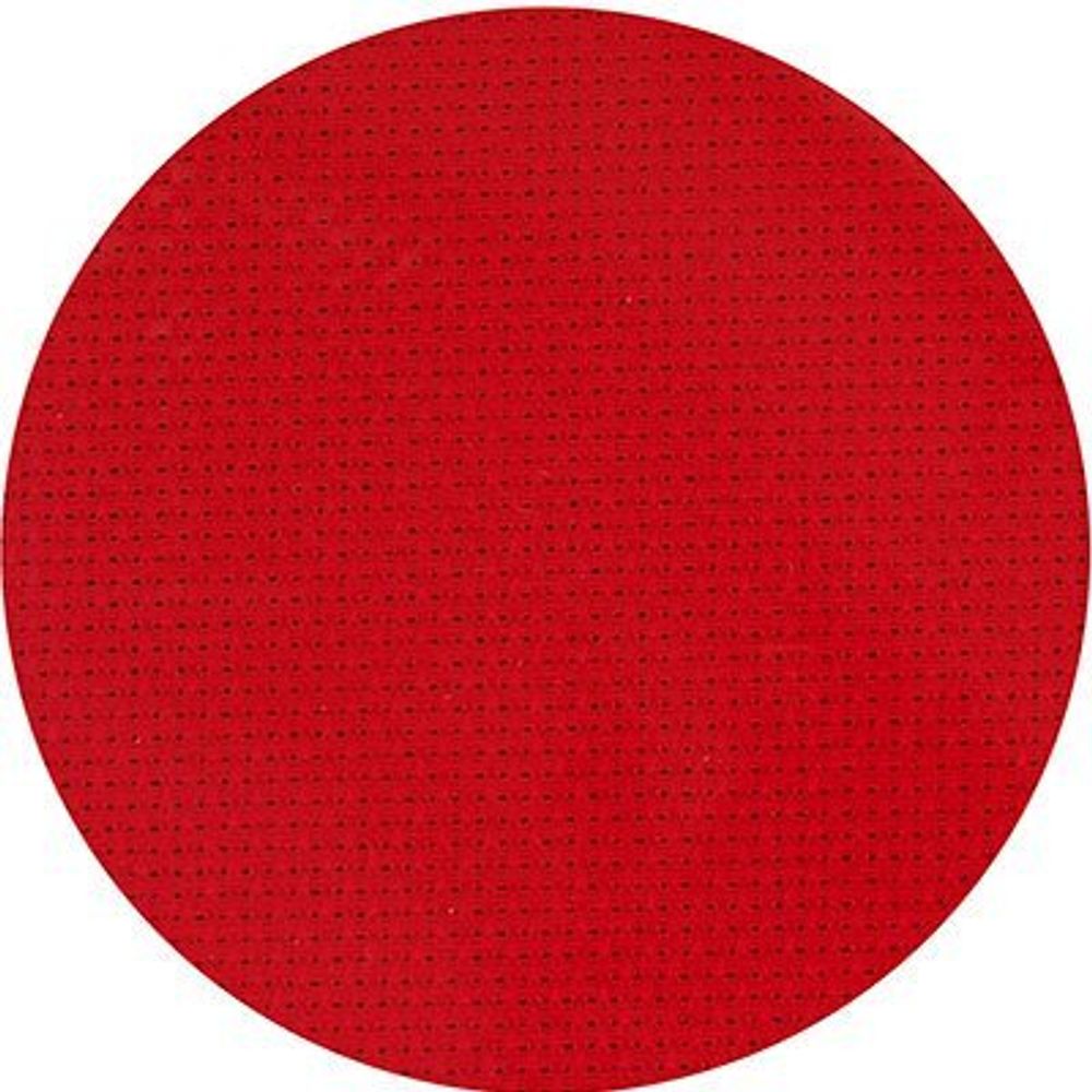 Канва для вышивания крупная, 854 (10х44кл) 40х50 см, цв. красный