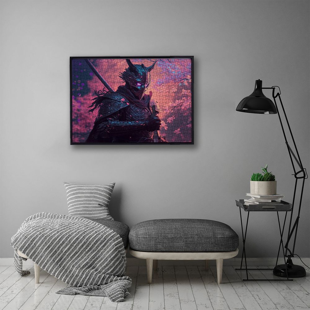 Пазл 1000 элементов, Самурай в сакуре, PZL-1000/52, Фрея