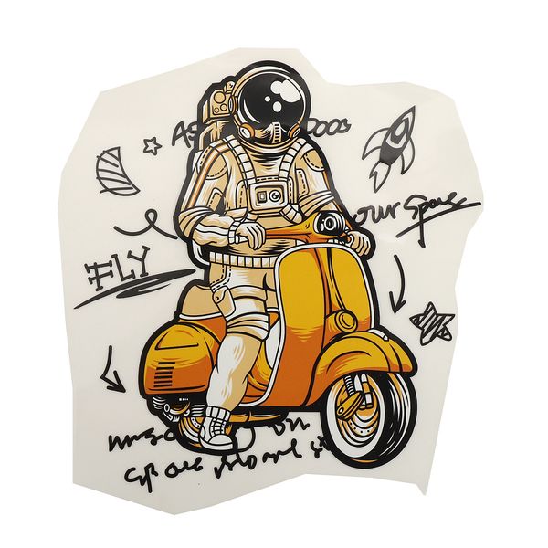 Термотрансфер Космонавт 19х18 см, 10 шт