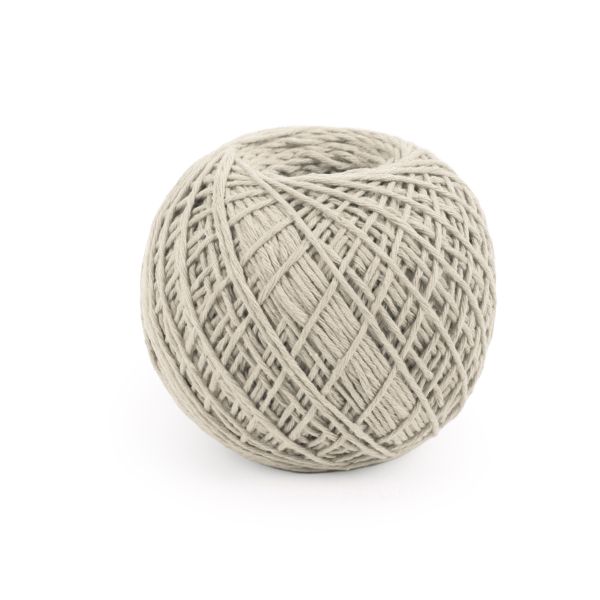 Шпагат х/б ⌀1.6 мм, 100% хлопок, 200 м, 02 белый, Gamma ШХ6