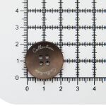 Пуговицы 4 прокола 36L (коричневый), 36 шт